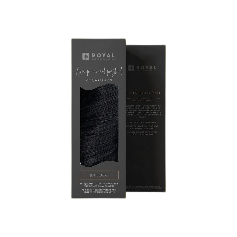 Custom Card stock Hair Extension Boxes