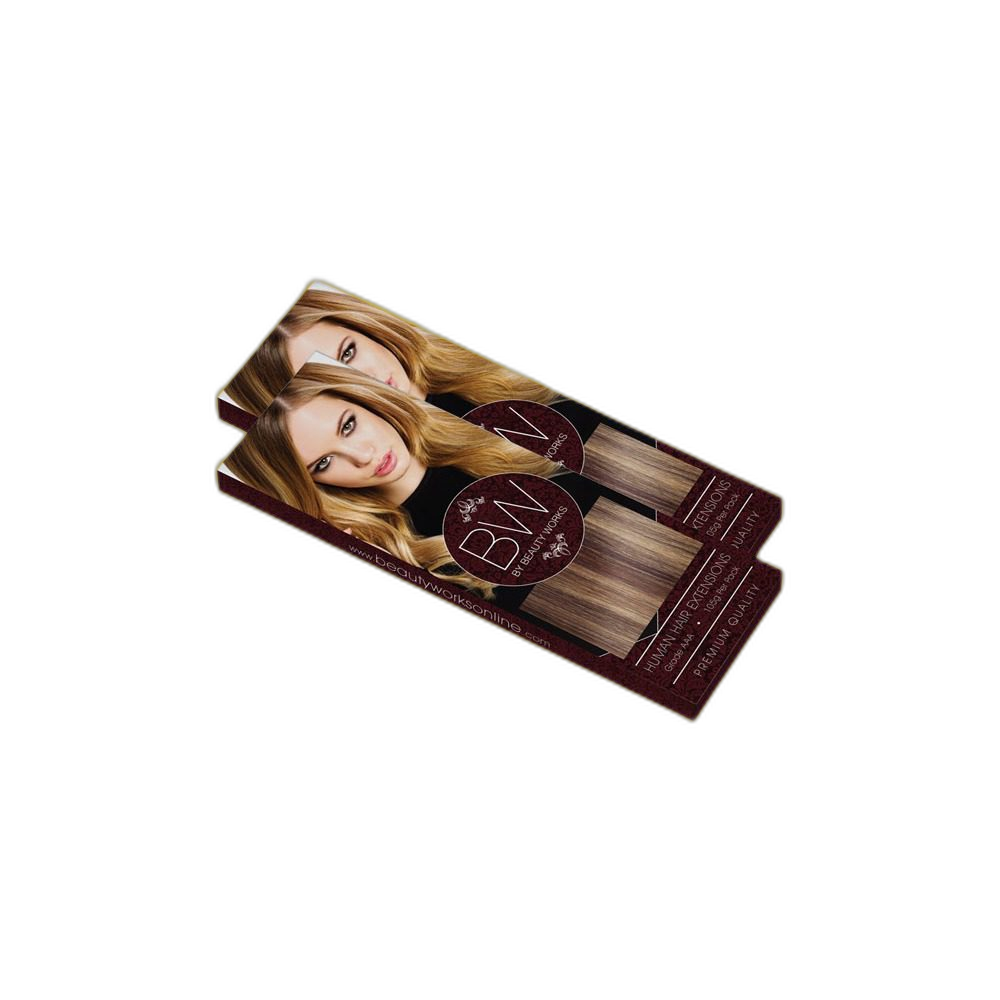 Custom Card stock Hair Extension Boxes