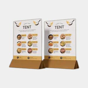 Custom Table Tents